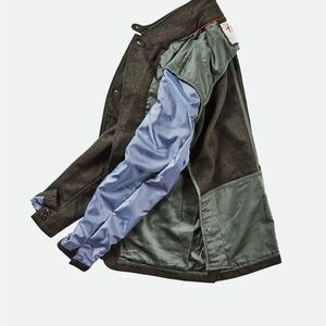 Relwen Heritage Trap Blazer Loden Herringbone